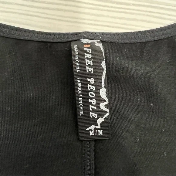 SOLD Free People Women’s Body Shaper Corset Style Black Lace Tank Top - Picture 15 of 16